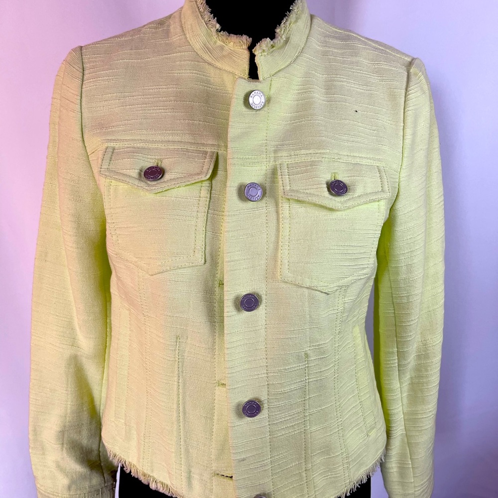 Banana Republic neon blazer